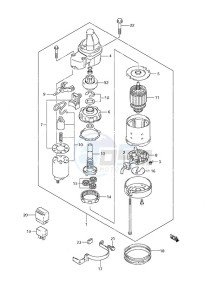 DF 50 drawing Starting Motor