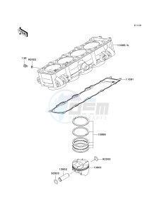 ZR 1000 B [Z1000] (7F-8F) 0B8F drawing CYLINDER_PISTON-- S- -