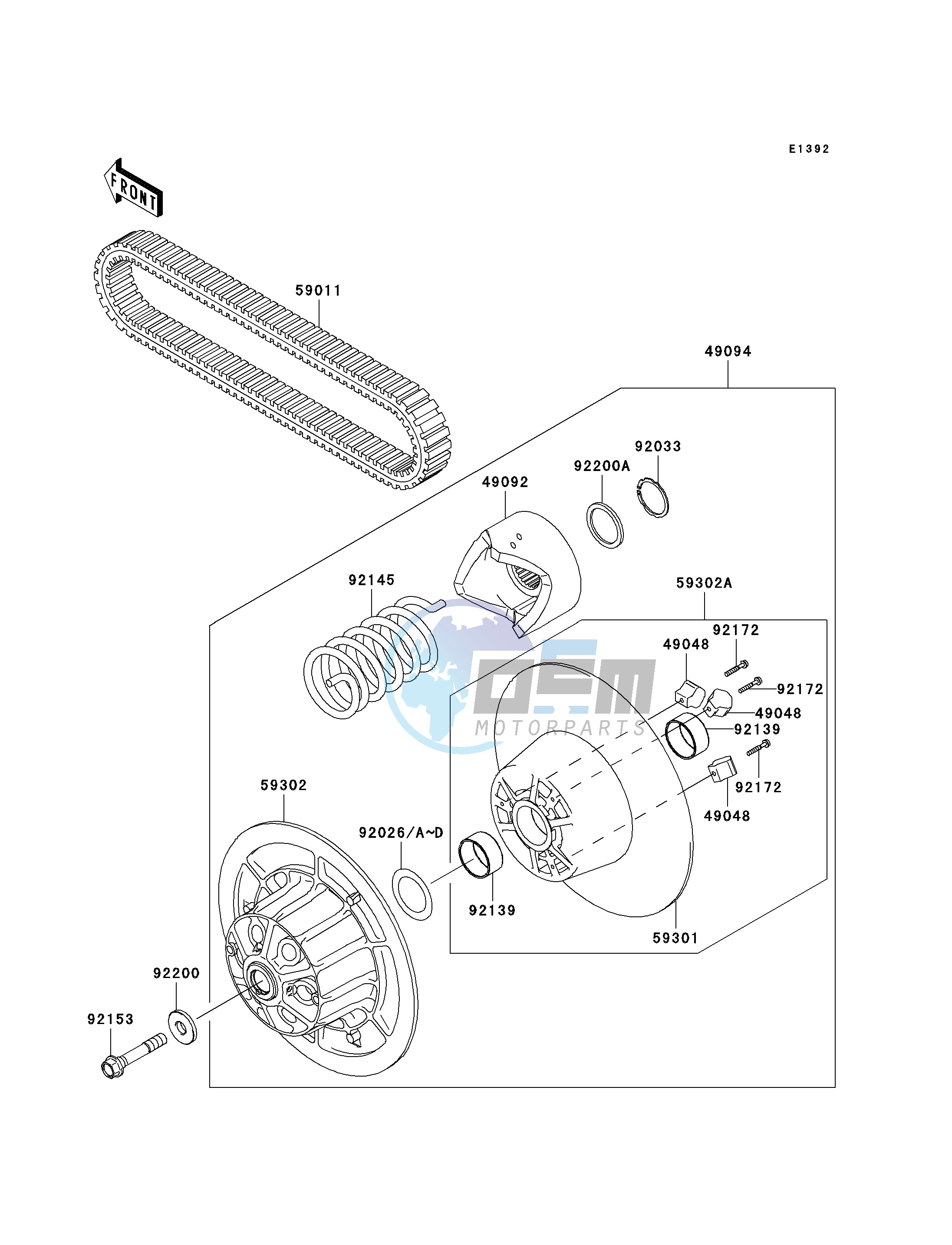 DRIVEN CONVERTER_DRIVE BELT