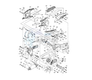 XP T-MAX ABS 530 drawing REAR ARM AND SUSPENSION