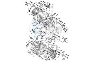 XV VIRAGO 535 drawing CYLINDER HEAD