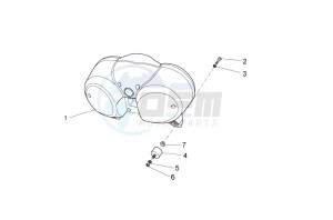 V7 Racer 750 USA-CND drawing Dashboard