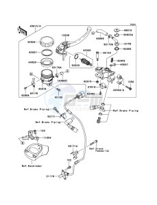 ZZR1400_ABS ZX1400D8F FR GB XX (EU ME A(FRICA) drawing Front Master Cylinder