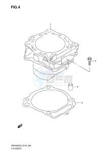 RMX450 drawing CYLINDER