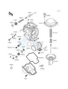 ZX 750 J [NINJA ZX-7] (J1-J2) [NINJA ZX-7] drawing CARBURETOR PARTS