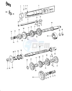 S3 A [MACH II] (A) 400 [MACH II] drawing TRANSMISSION_CHANGE DRUM -- 74-75 S3_S3-A- -