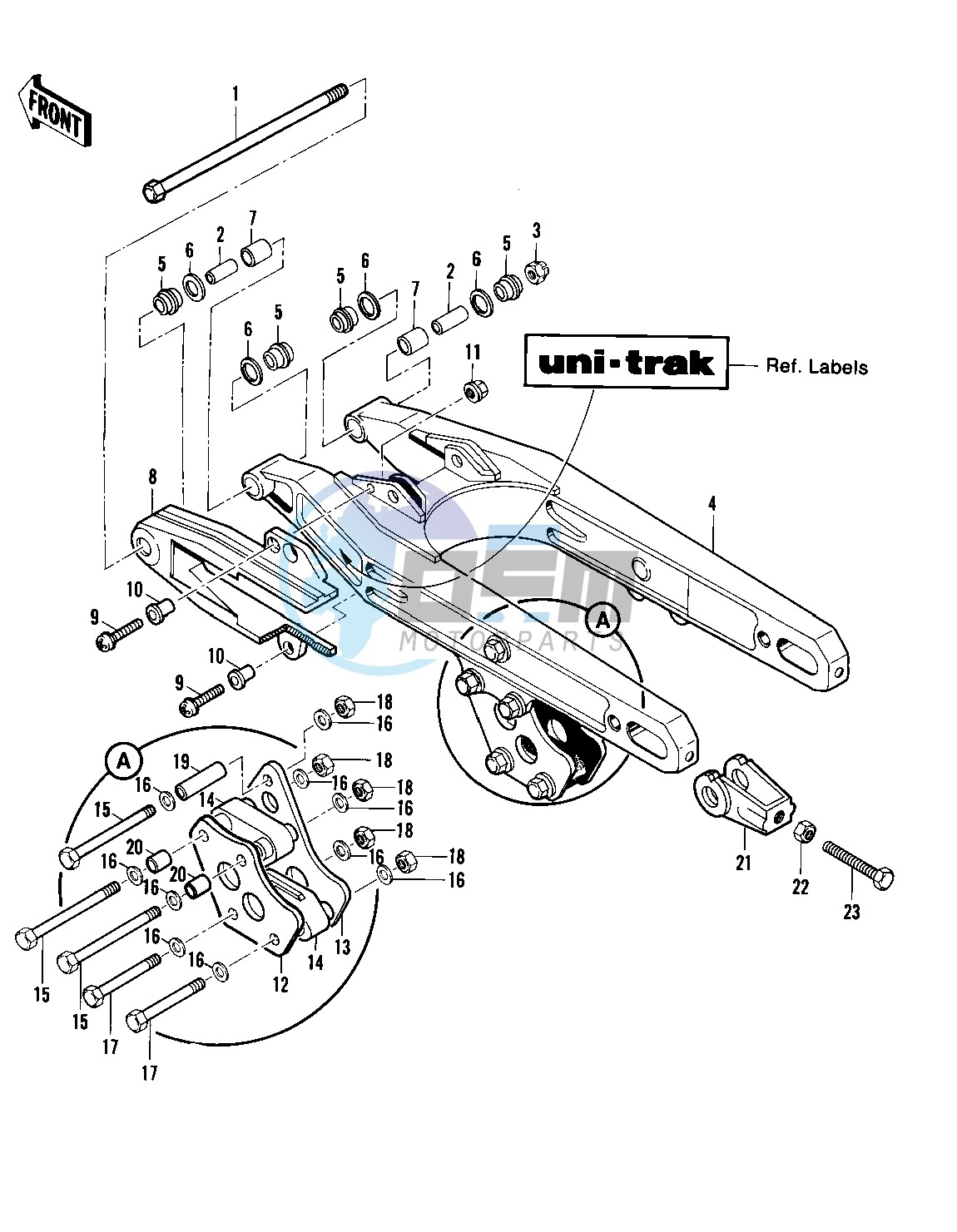 SWING ARM -- KX420-A2- -