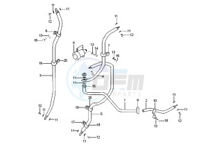 X9 125 drawing Brake hose