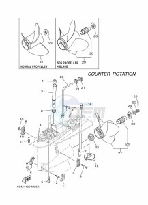 FL225FETX drawing PROPELLER-HOUSING-AND-TRANSMISSION-4