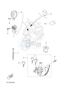 NS50N AEROX NAKED (1PL3 1PL3 1PL3) drawing ELECTRICAL 1