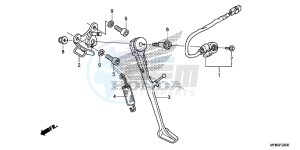 CB1000RE CB1000R E drawing STAND