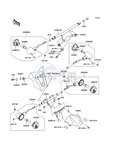 VN1700 CLASSIC TOURER VN1700C9F GB XX (EU ME A(FRICA) drawing Turn Signals