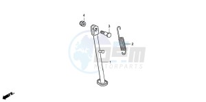 CRF80F 100 drawing STAND