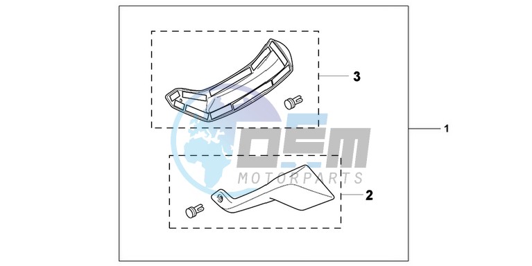 KIT,FOOT DEFLECTOR