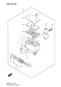 DL650 ABS V-STROM EU drawing FRONT MASTER CYLINDER