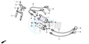 ST1100 drawing IGNITION COIL