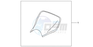 CBR1000RR9 Korea - (KO / MK) drawing E-SEAT