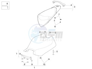 RSV4 1000 RR drawing Saddle