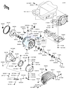 JET SKI ULTRA 310R JT1500NHF EU drawing Jet Pump