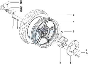 NRG 50 power DD (UK) UK drawing Rear Wheel