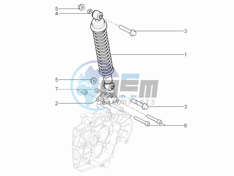 Rear suspension - Shock absorbers