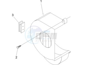 NRG 50 power DT drawing Flywheel magneto cover - Oil filter