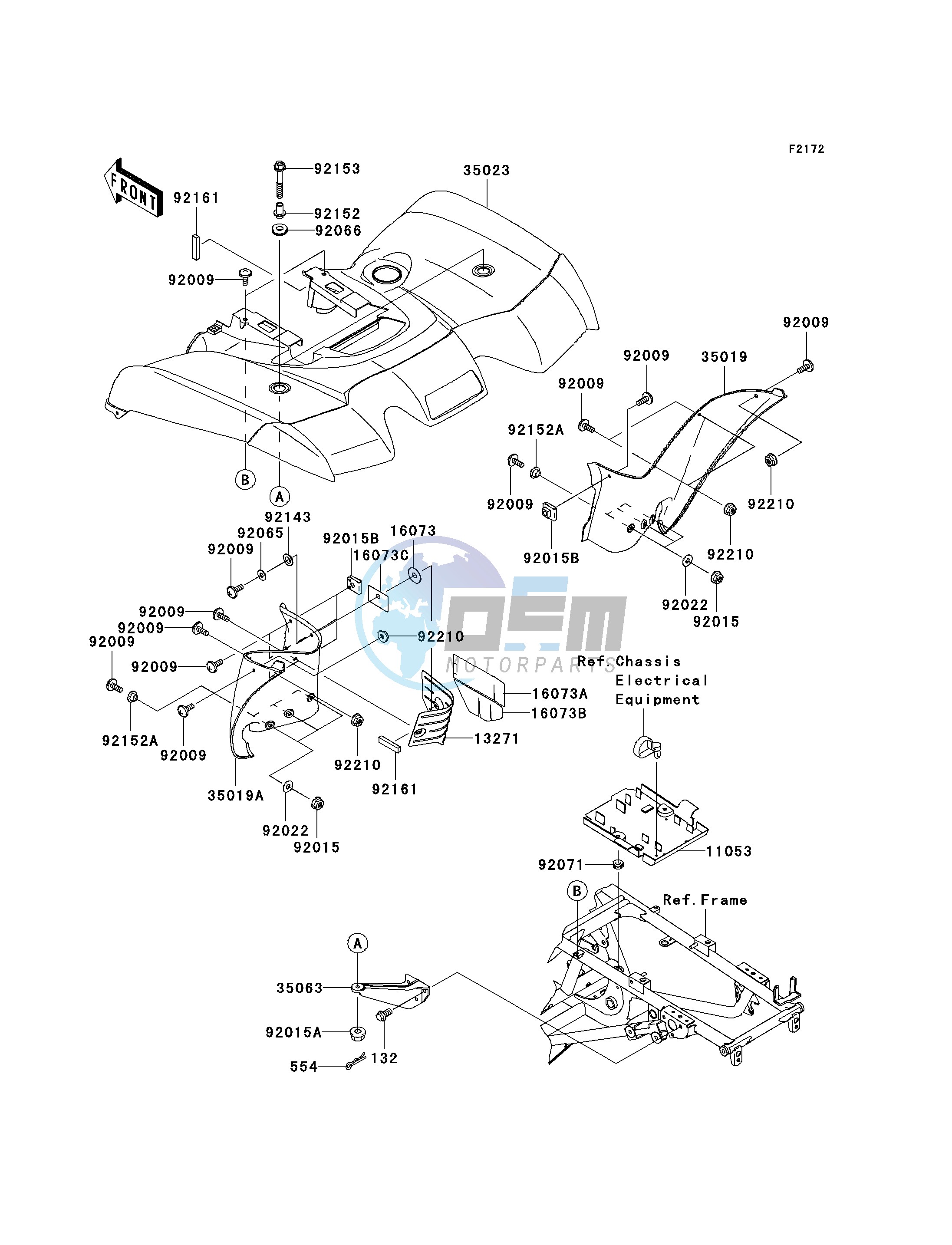 REAR FENDER-- S- -