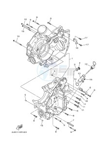 YFM700FWAD YFM70GPLG GRIZZLY 700 EPS LIMITED EDITION (B315) drawing CRANKCASE