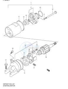 GSF600 (E2) Bandit drawing STARTING MOTOR