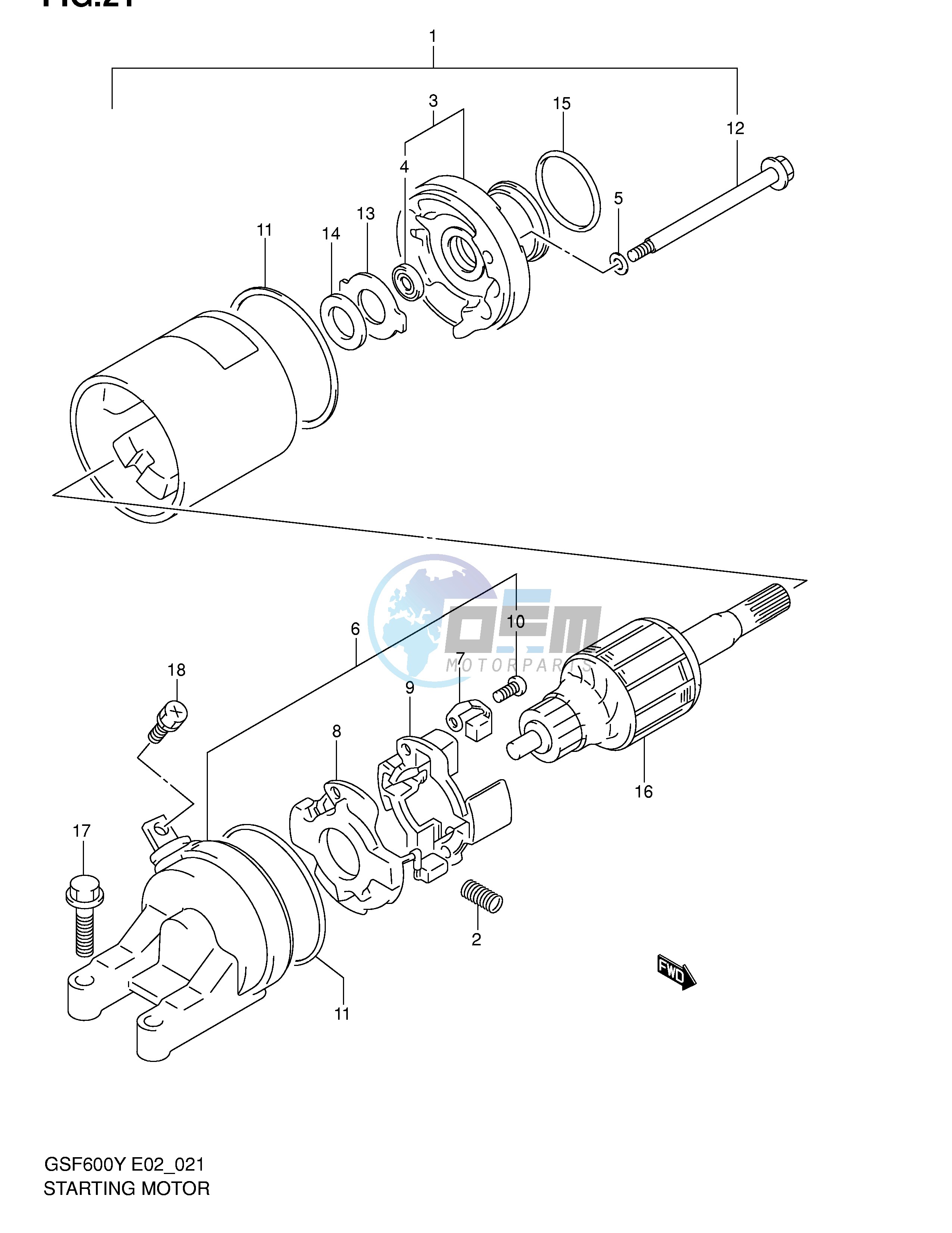 STARTING MOTOR