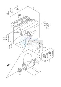 DF 60A drawing Gear Case