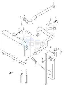 LT-F500F (P24) drawing RADIATOR HOSE