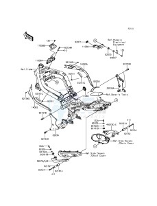 ER-6N ER650EFF XX (EU ME A(FRICA) drawing Frame Fittings