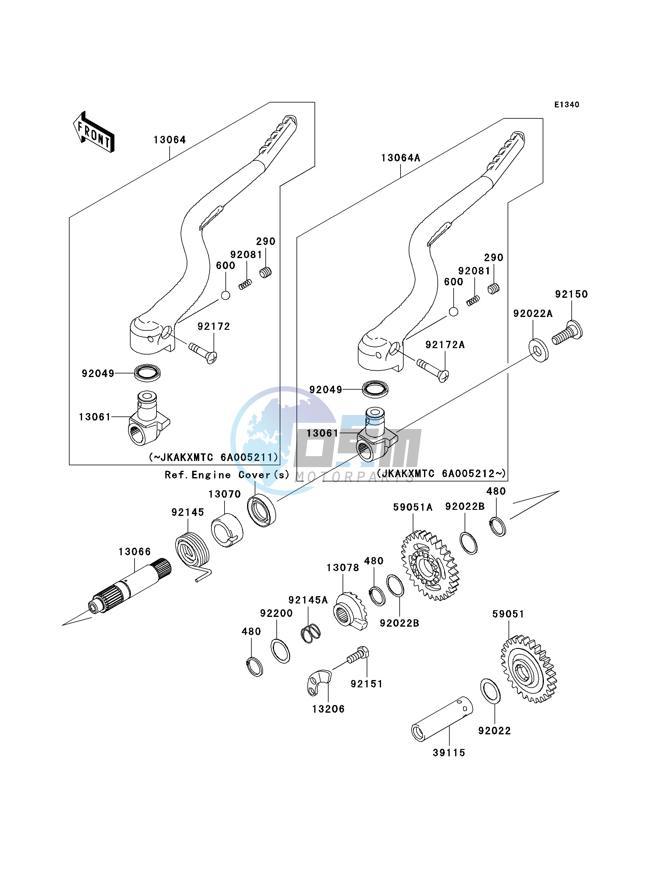 KICKSTARTER MECHANISM