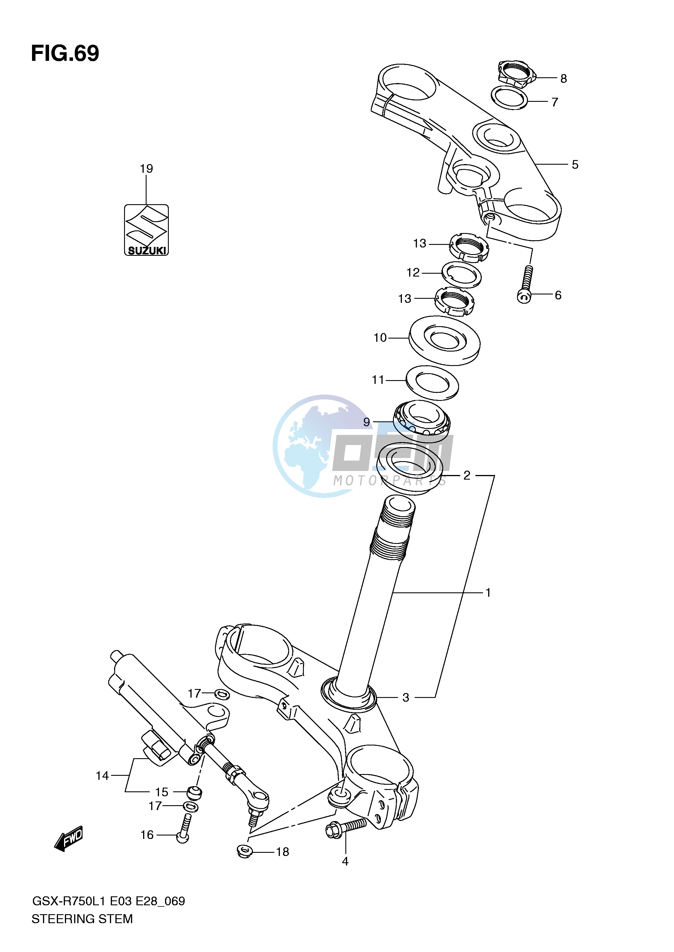 STEERING STEM