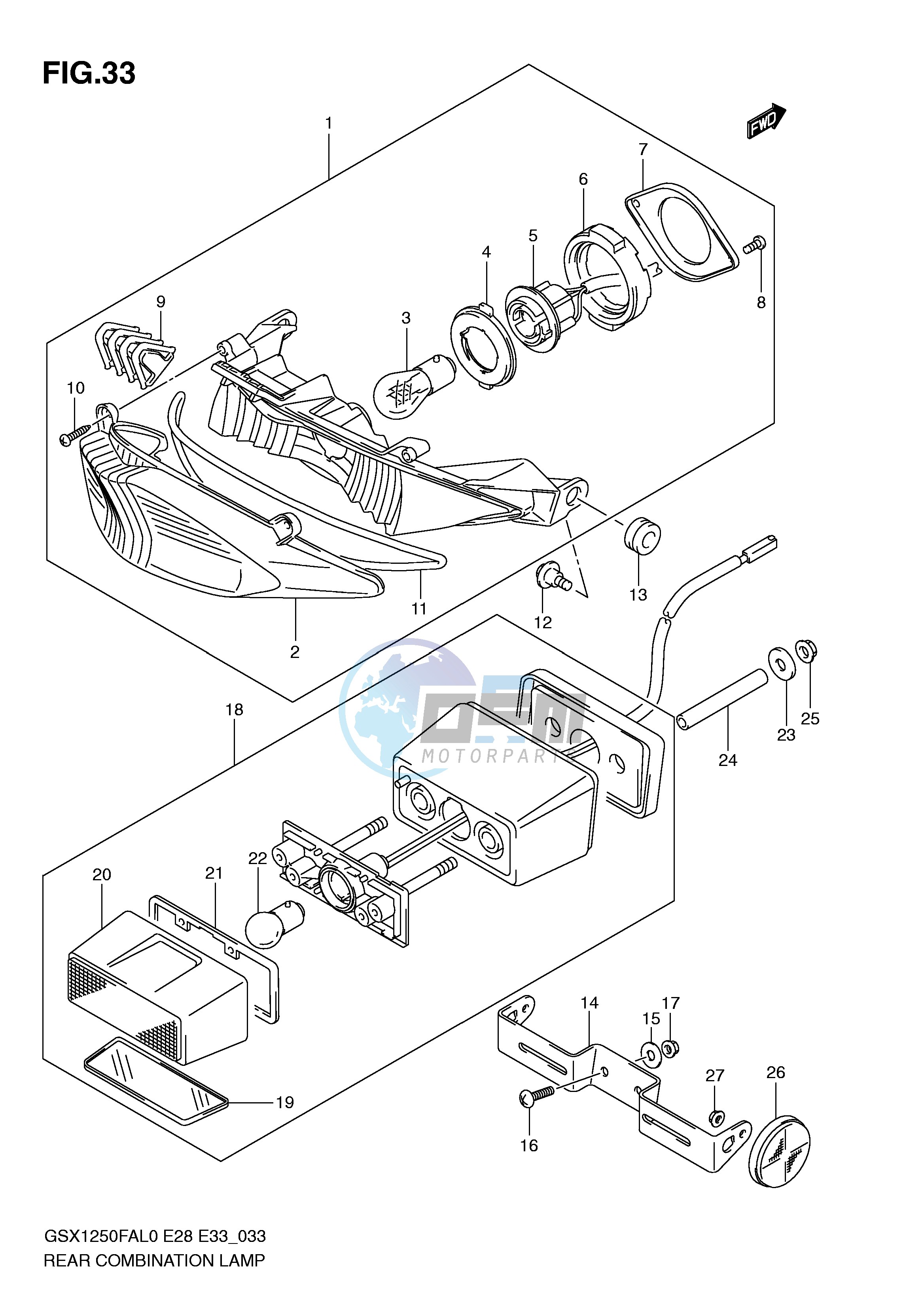 REAR COMBINATION LAMP