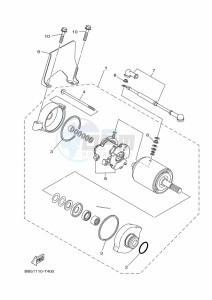 YFM450FWBD KODIAK 450 (B5R2) drawing STARTING MOTOR