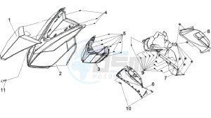 JET SPORT X R 25KMH 50 drawing FR PLATE / HEAD LIGHT