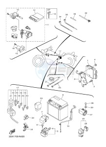 XVS950CU XVS950 XV950 R-SPEC (2DE3) drawing ELECTRICAL 2