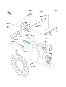 ZR 1000 B [Z1000] (7F-8F) 0B8F drawing REAR BRAKE