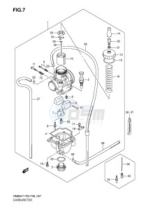 RM85 (P3-P28) drawing CARBURETOR