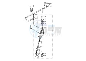 WR F 450 drawing REAR MASTER CYLINDER