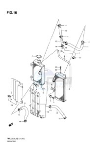 RM-Z 250 drawing RADIATOR L0