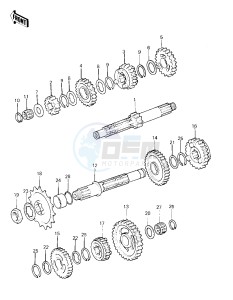 KX 420 A [KX420] (A1-A2) [KX420] drawing TRANSMISSION