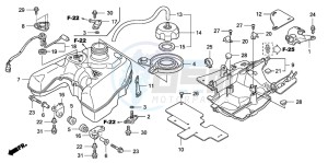 TRX680FA drawing FUEL TANK