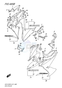 GSX-S1000 EU drawing SIDE COWLING (YSF)