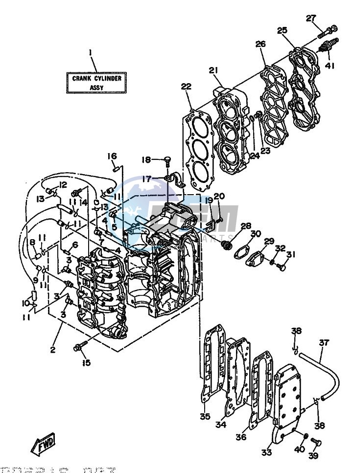 CYLINDER--CRANKCASE