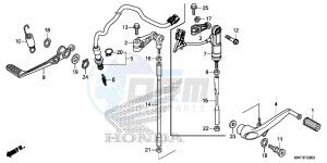 CBR1000S2H 2ED - (2ED) drawing PEDAL