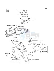 ER-6f ABS EX650DBF GB XX (EU ME A(FRICA) drawing Taillight(s)