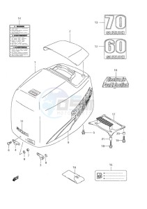 DF 60 drawing Engine Cover